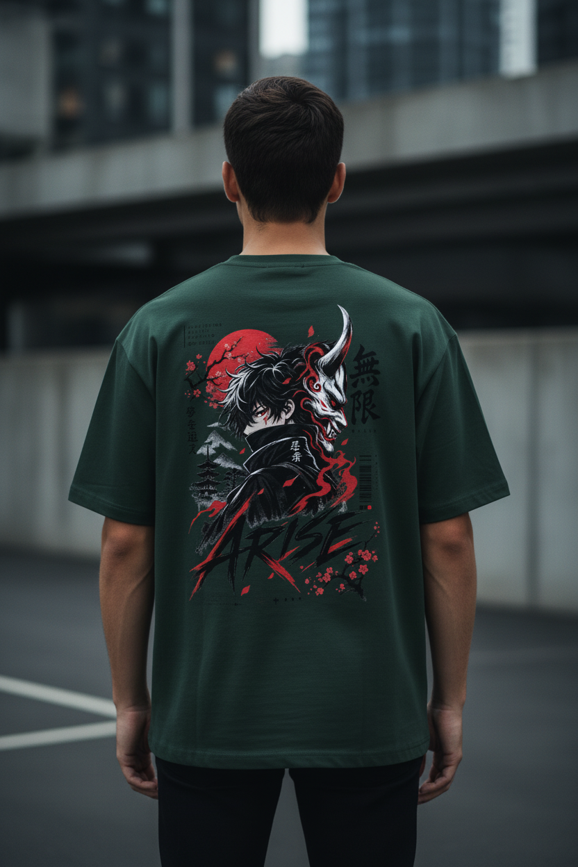 ARISE Japanese Streetwear T-Shirt | Ridavé
