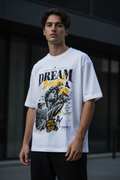 DREAM BIGGER Graphic Oversized T-Shirt